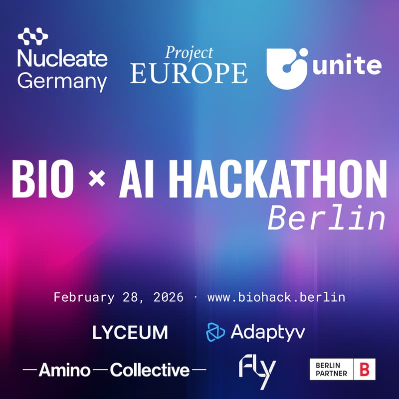 Cover Image for Berlin Bio × AI Hackathon: Pitch Showcase + Afterparty
