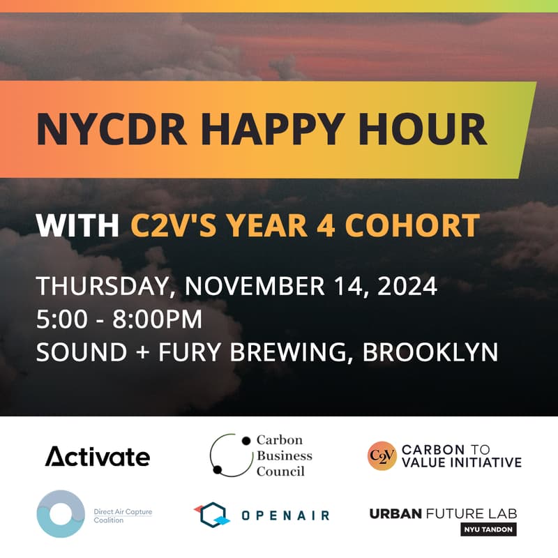 Cover Image for NYCDR Happy Hour: Special Edition with C2V's Year 4 Cohort and Urban Future Lab Community
