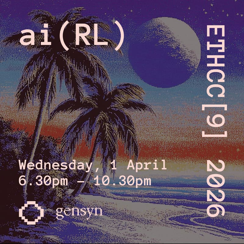 Cover Image for (ai)RL: EthCC  - Evening Mixer hosted by Gensyn