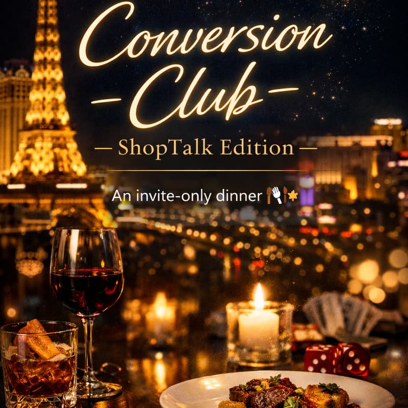 Cover Image for Conversion Club — ShopTalk Edition | An invite-only dinner at Jean Georges 🍽️✨