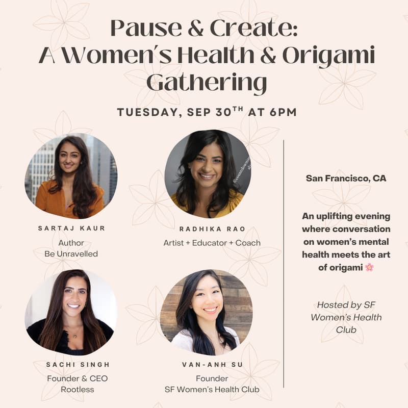 Cover Image for Pause & Create: A Women’s Mental Health & Origami Gathering