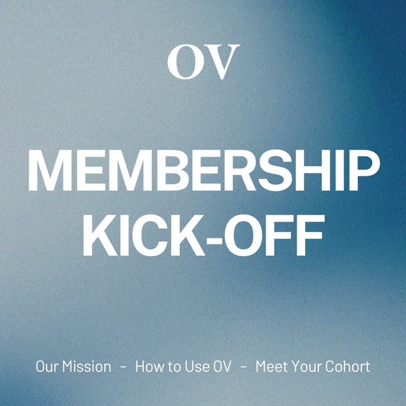 Cover Image for Kick-Off | July 2025 Cohort #1