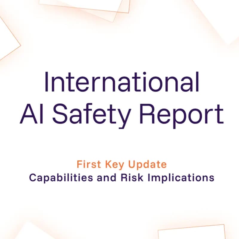 Cover Image for International AI Safety Report – First Key Update