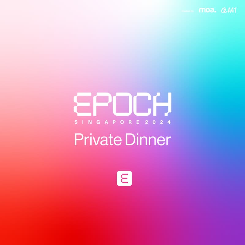 Cover Image for Epoch SG Private Dinner