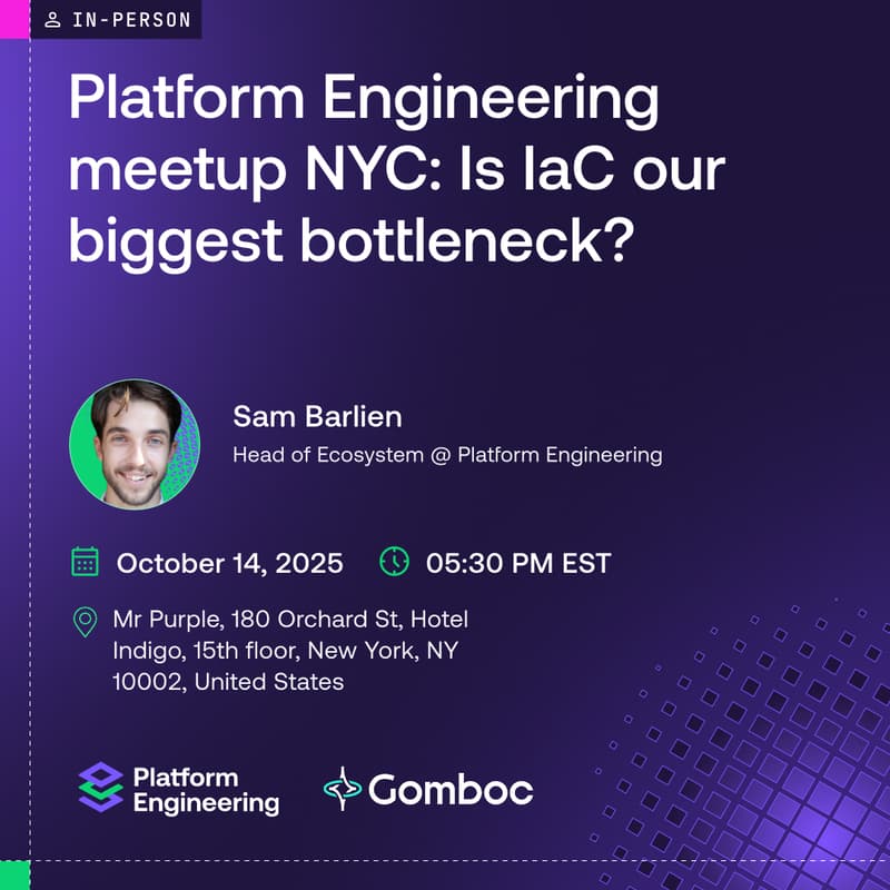 Cover Image for Platform Engineering meetup NYC: Is IaC our biggest bottleneck?