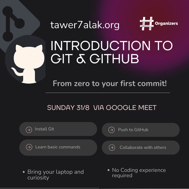 Introduction to Git & GitHub for Beginners · Luma
