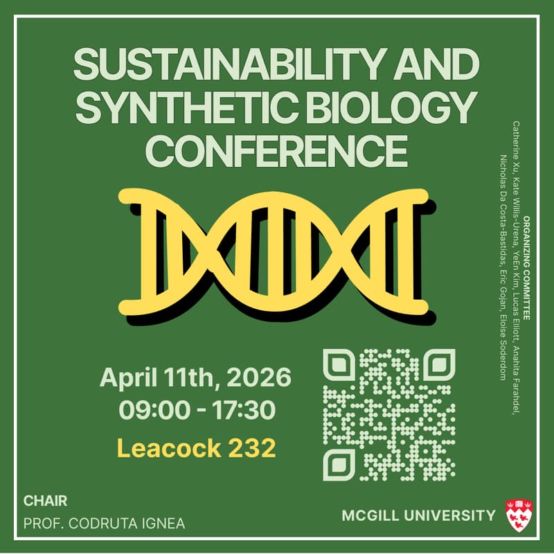 Cover Image for Sustainability and Synthetic Biology Conference
