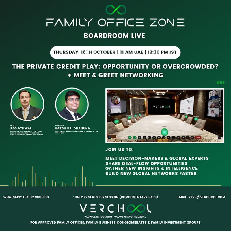 Cover Image for Family Office Zone - Boardroom Live # 53 | The Private Credit Play: Opportunity or Overcrowded?