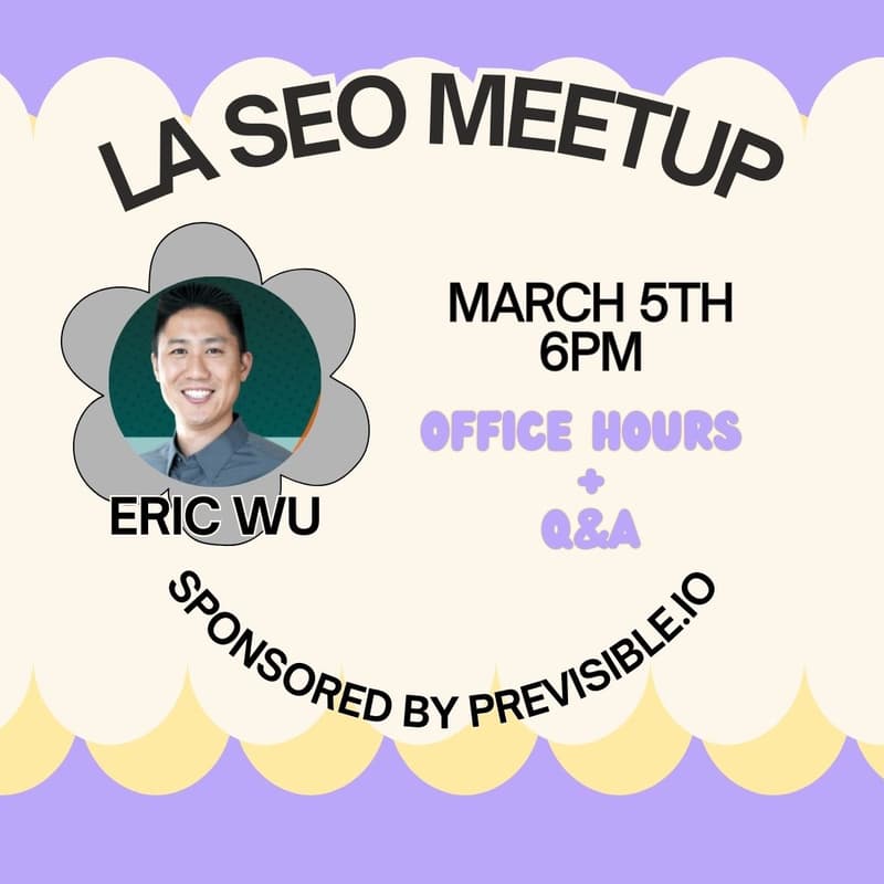 Cover Image for LA SEO Meetup