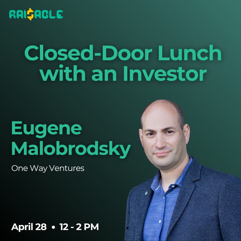 Cover Image for Raisable: Lunch with an Investor
