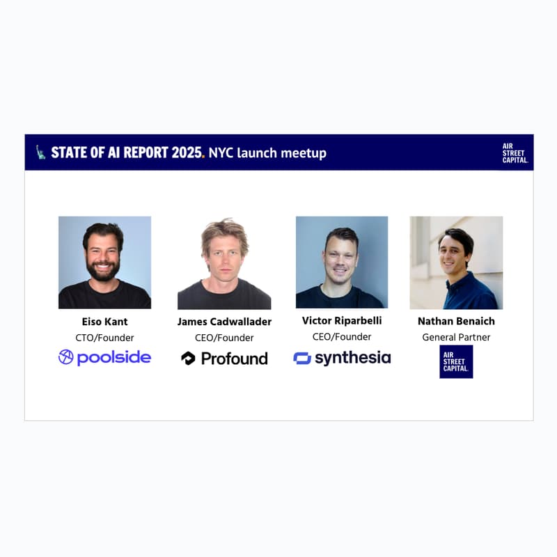 Cover Image for State of AI 2025 - NYC launch event
