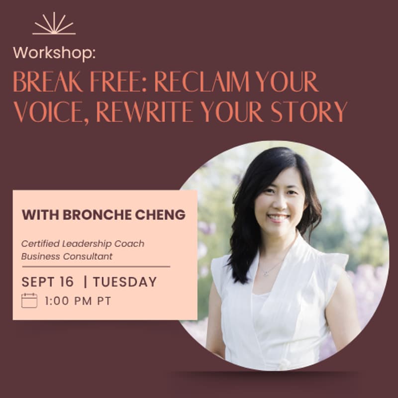 Cover Image for Break Free: Reclaim Your Voice, Rewrite Your Story Workshop