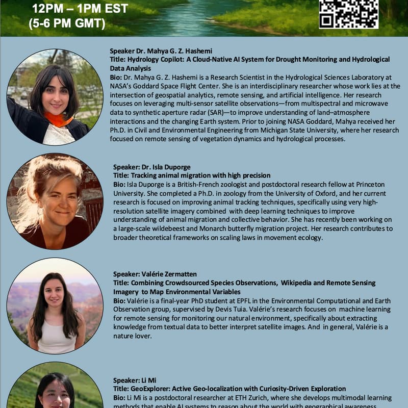 Cover Image for WILDLABS AI+Geospatial Speaker Event