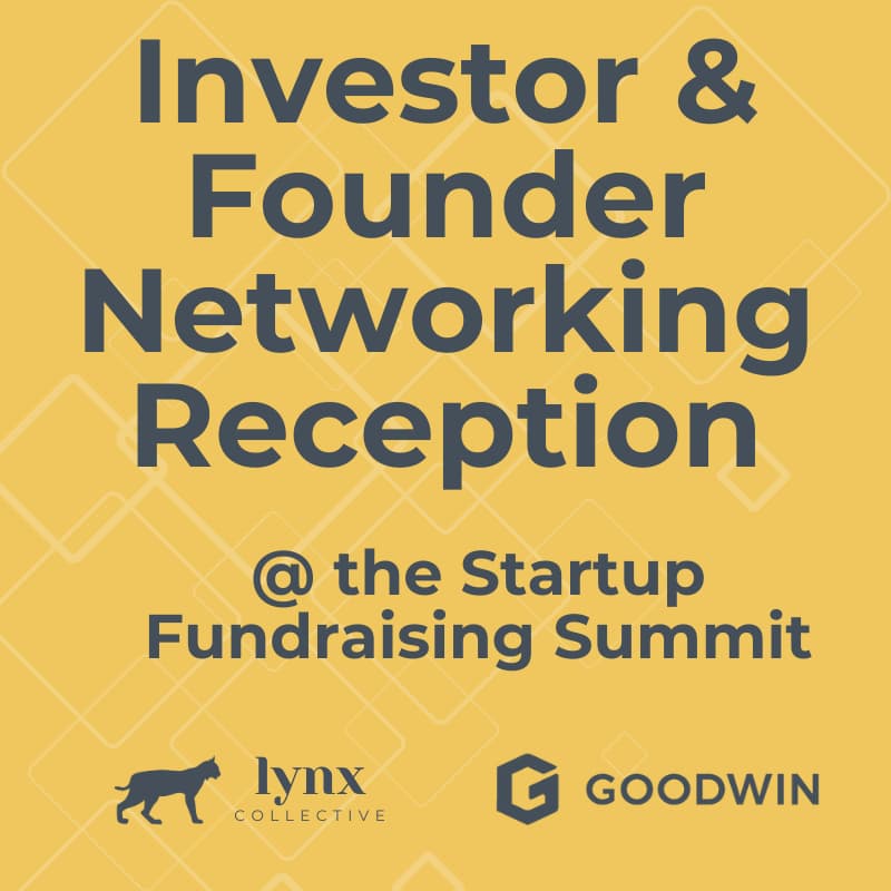 Cover Image for Founder/Investor networking reception (Investors RSVP Only) - Startup Fundraising Summit -