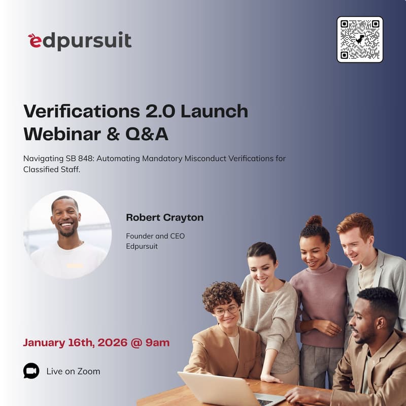 Cover Image for Edpursuit Verifications 2.0 Launch Webinar