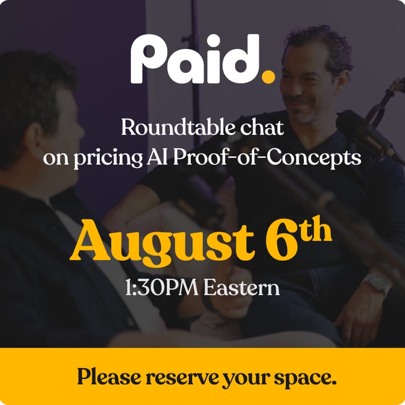 Cover Image for Paid Roundtable: AI Proof of concepts
