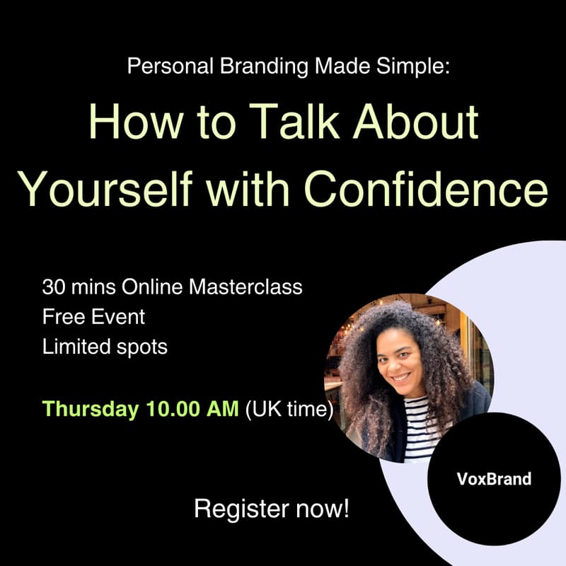 Cover Image for VoxBrand - The Masterclass! - Thursday 10:00 AM