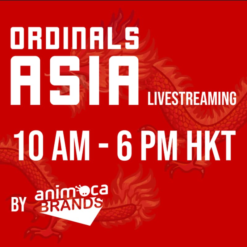 Cover Image for Ordinals Asia [LIVESTREAM]
