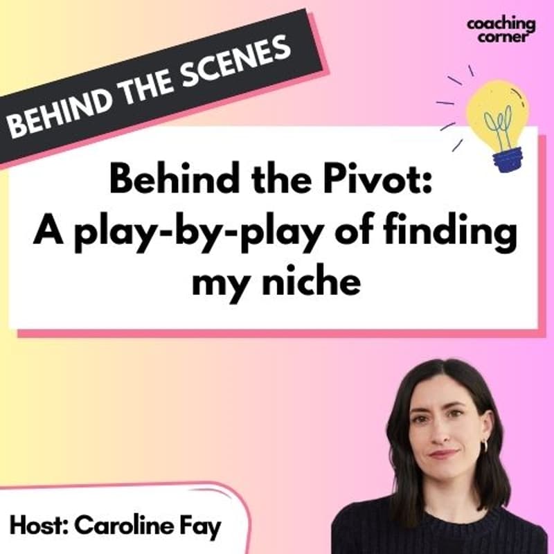 Cover Image for [BTS] Behind the Pivot: A play-by-play of finding my niche