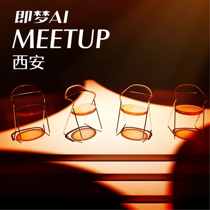 即梦AI Meetup - 西安站 的封面图片
