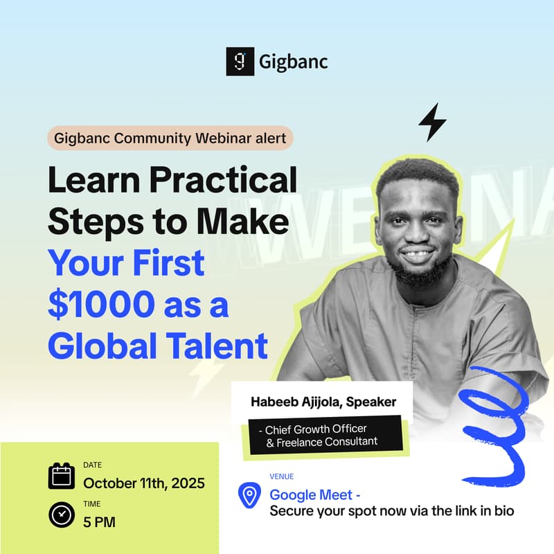Cover Image for Gigbanc Community Webinar