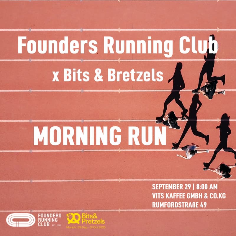 Cover Image for Founders Running Club x Bits & Pretzels Morning Run