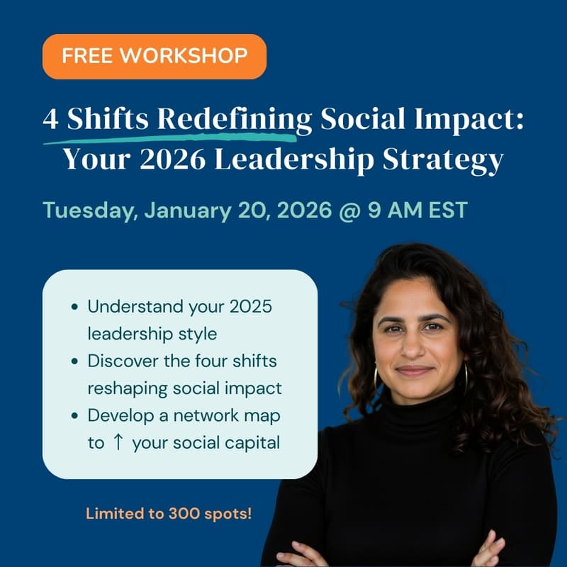 Cover Image for The 4 Shifts Redefining Social Impact: Your 2026 Leadership Strategy