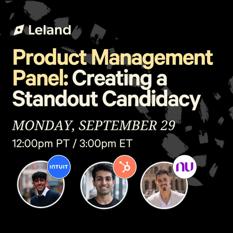 Cover Image for Product Management Panel: Creating a Standout Candidacy