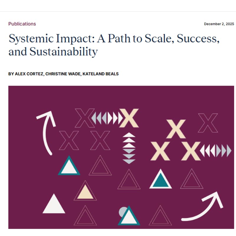Cover Image for Systemic Impact: Systems, Markets, and Infrastructure