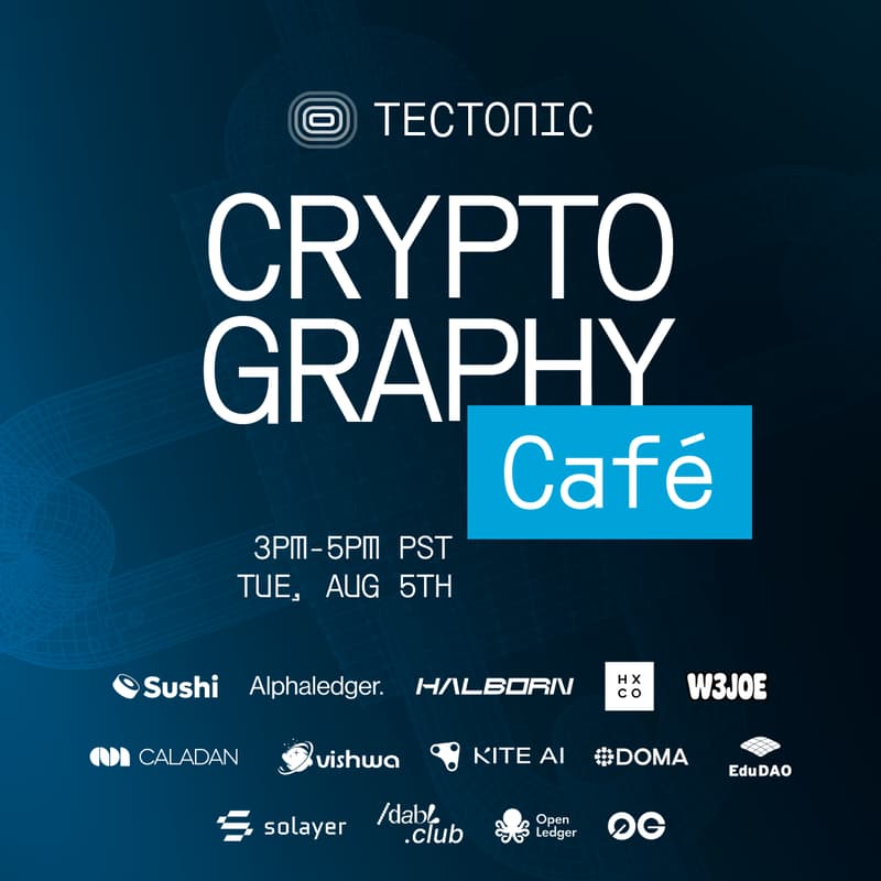Cover Image for Cryptography Café w/ Tectonic