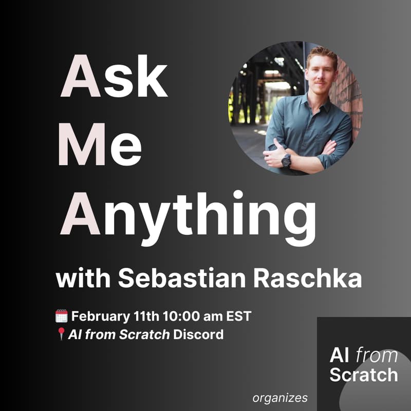 Cover Image for AMA with Sebastian Raschka — AI from Scratch