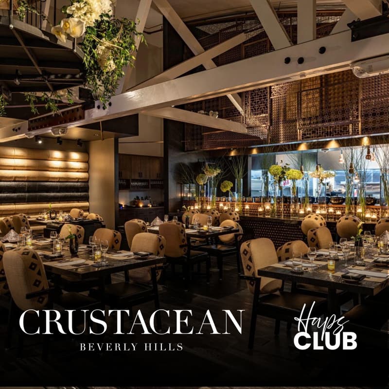 Cover Image for Crustacean Beverly Hills x Haps Club Dinner Series