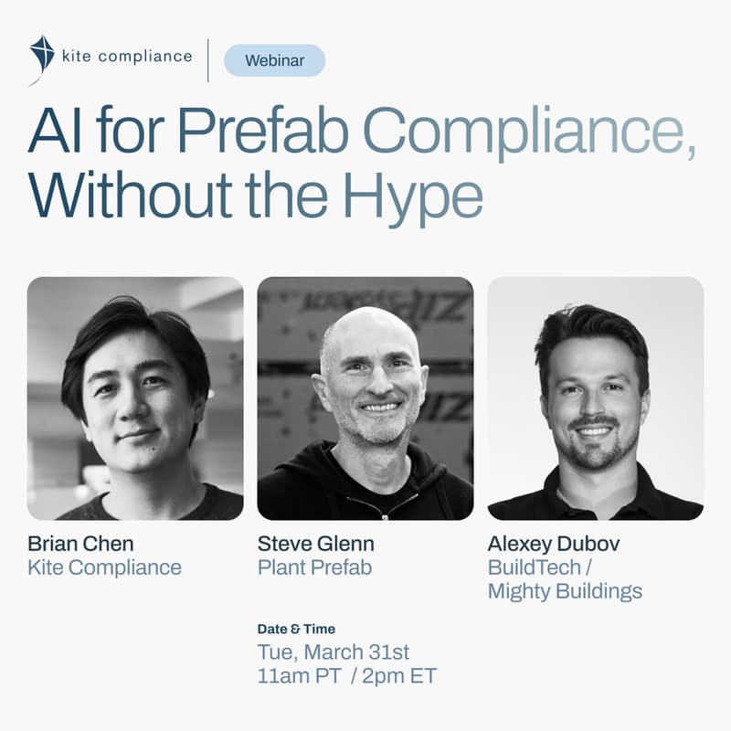 Cover Image for AI for Prefab Compliance, Without the Hype