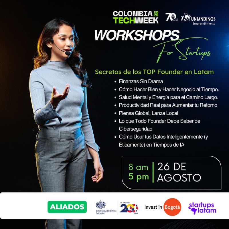 Cover Image for Workshops for Startups: Secretos de los Top Founders de Latam
