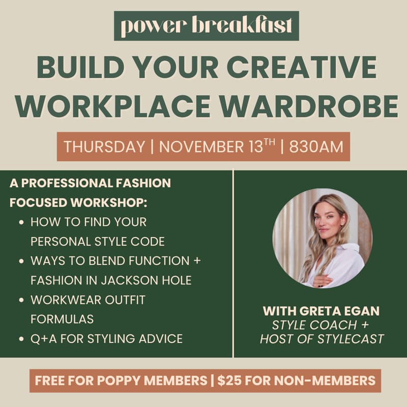 Cover Image for Power Breakfast: Build Your Creative Workplace Wardrobe