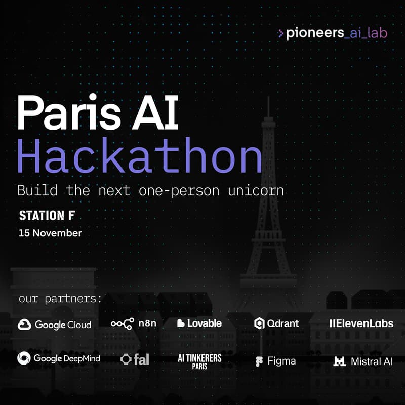 Cover Image for Paris AI Hackathon @StationF by Pioneers