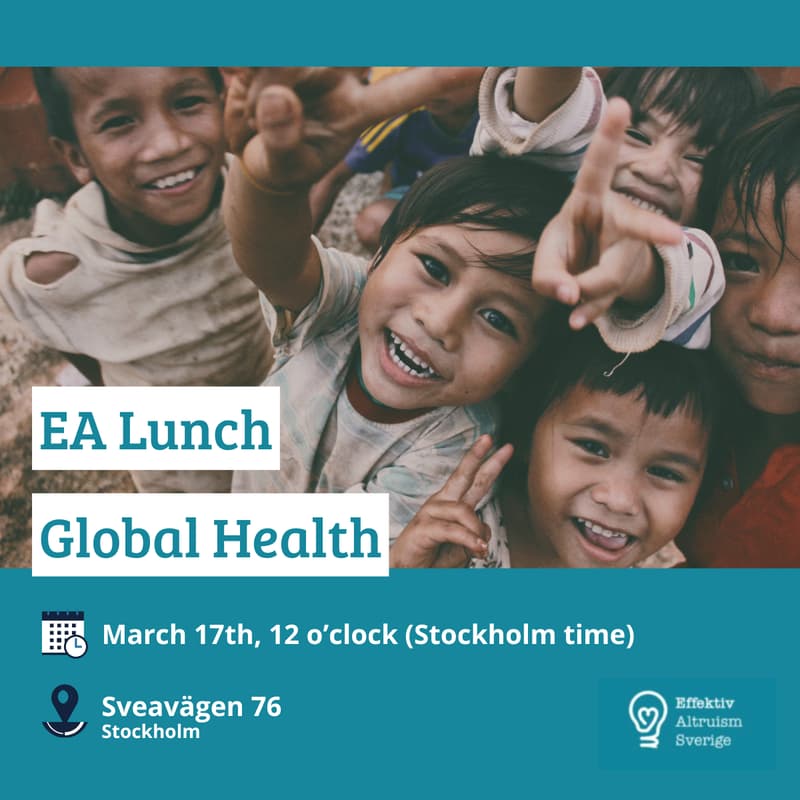 Cover Image for EAS Lunch #4: Global Health