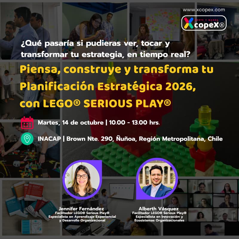 Cover Image for Piensa, construye y transforma tu planificación estratégica 2026, con LEGO® SERIOUS  PLAY®