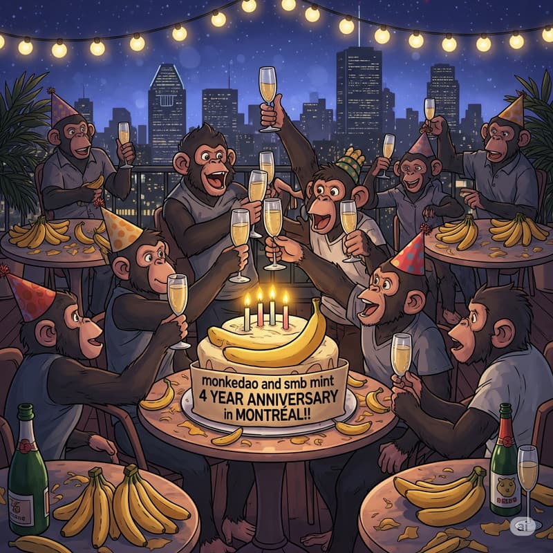 Cover Image for SMB & MonkeDAO's 4th Anniversary in Montréal