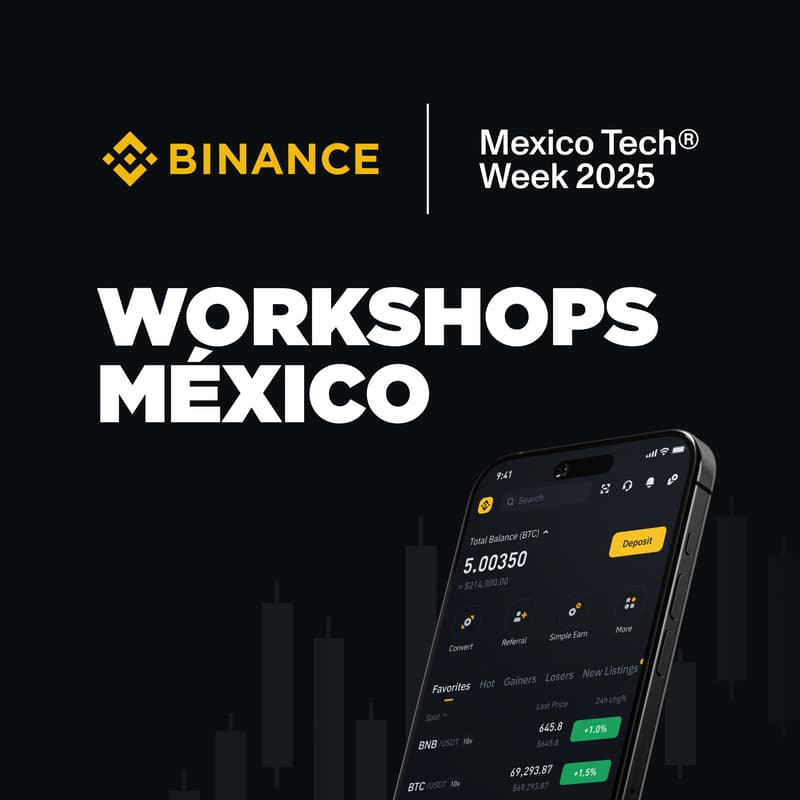 Cover Image for CriptoRevolución: conoce el futuro de las finanzas digitales —un workshop de Binance
