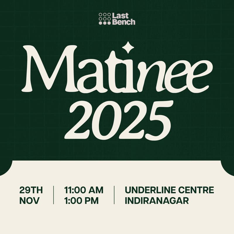 Cover Image for Matinee 2025 by LastBench Studio