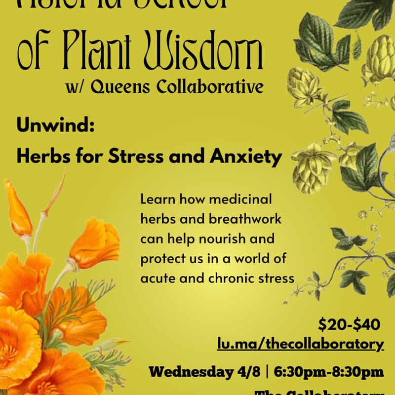 Cover Image for Rest Easy: Herbal Support for Stress and Anxiety with Astoria School of Plant Wisdom