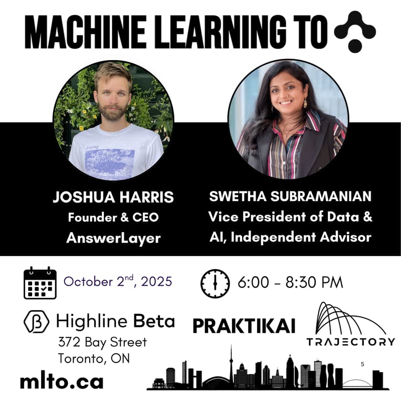 Cover Image for Machine Learning Toronto (MLTO) - September 2025