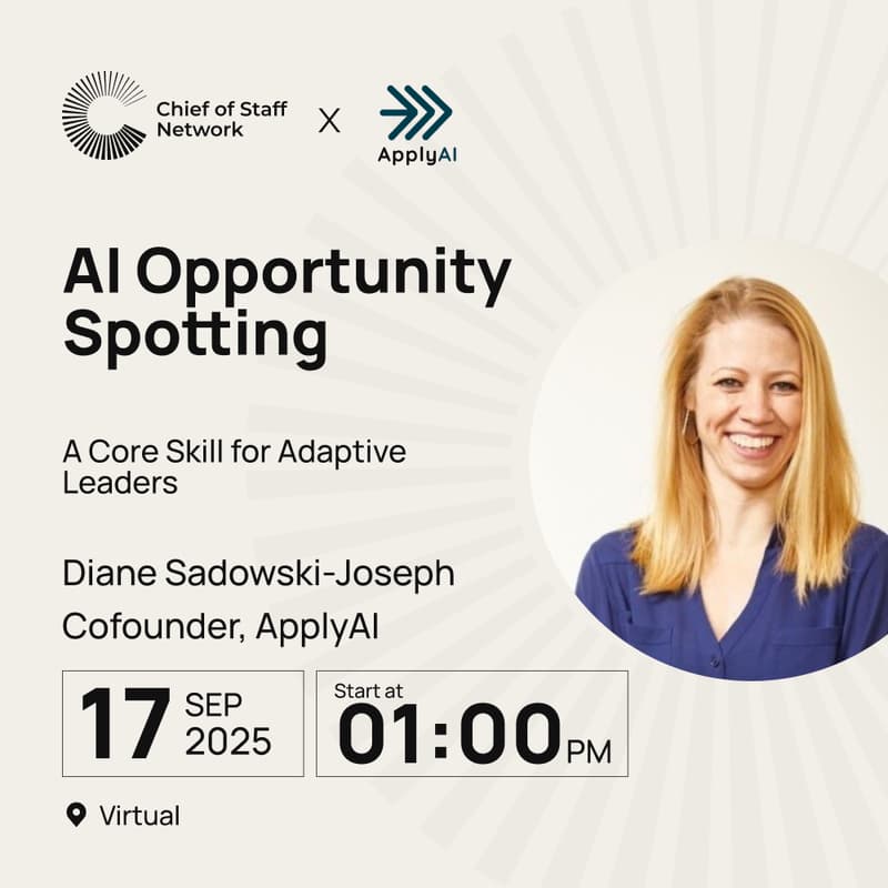 Cover Image for AI Opportunity Spotting: A Core Skill for Adaptive Leaders