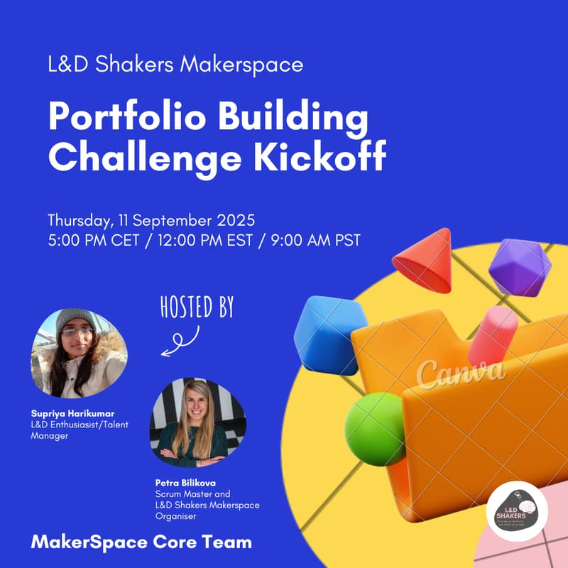 Cover Image for Makerspace Portfolio Building Challenge Kickoff