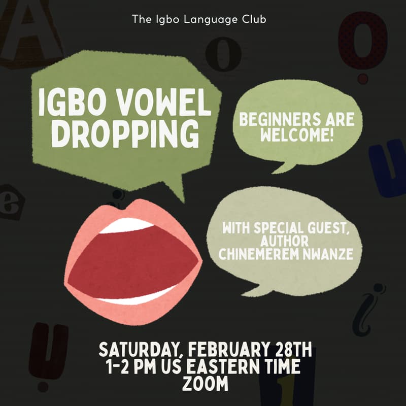 Cover Image for The Igbo Language Club February Virtual Meeting