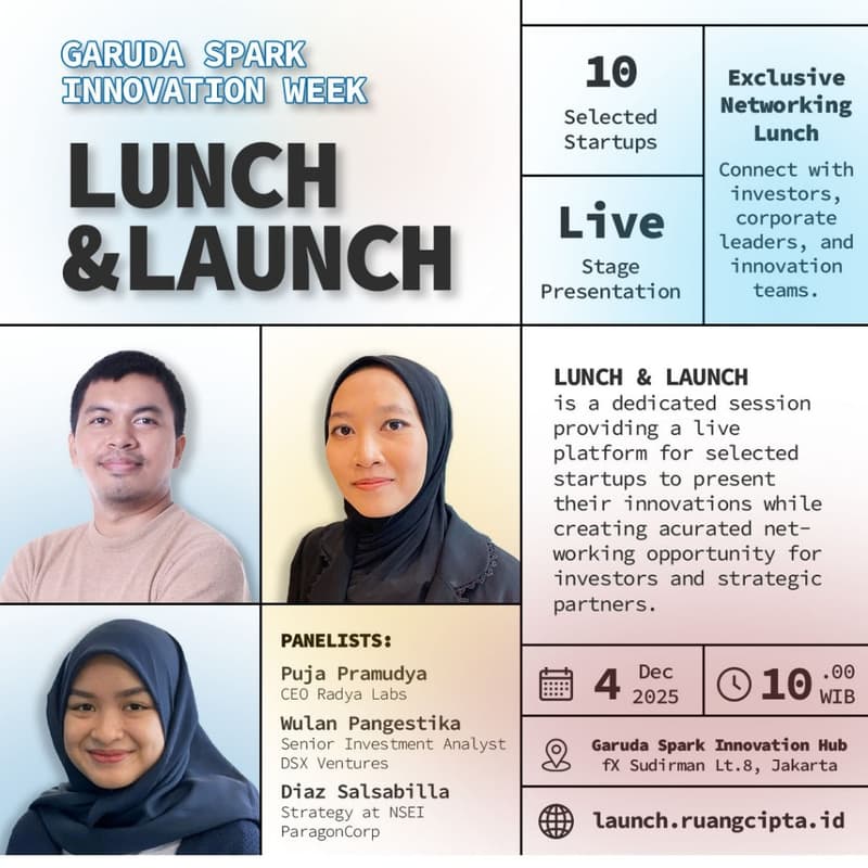 Cover Image for Lunch & Launch – Investor Networking & Startup Showcase