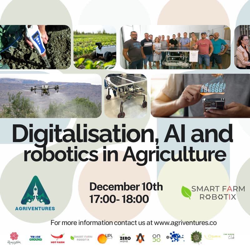 Cover Image for Digitalisation, AI & Robotics in Agritech
