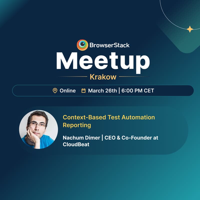 Cover Image for BrowserStack QA Online Meetup Krakow