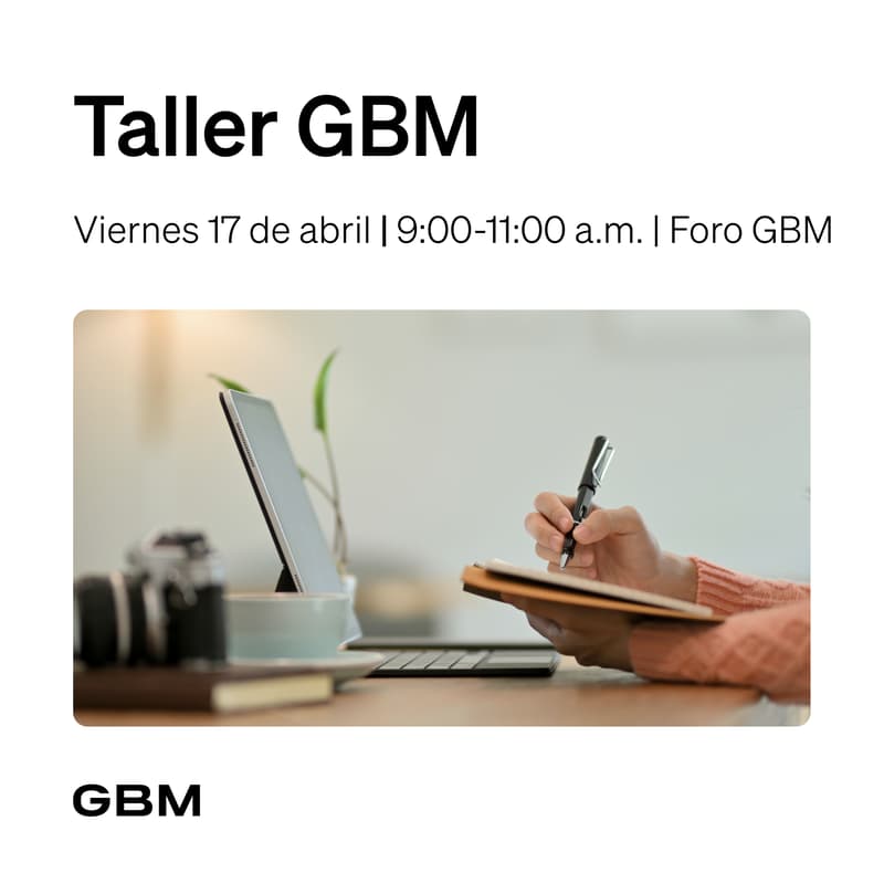Cover Image for Taller GBM | 17 abril